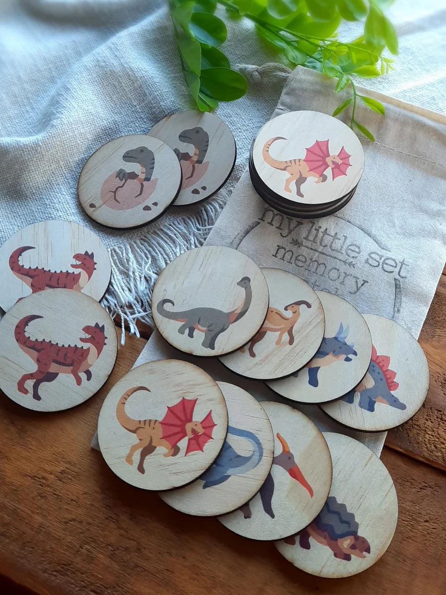 My Little Set Memory Match Dinosaurs