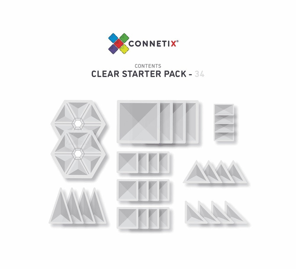 Connetix Clear Starter Pack