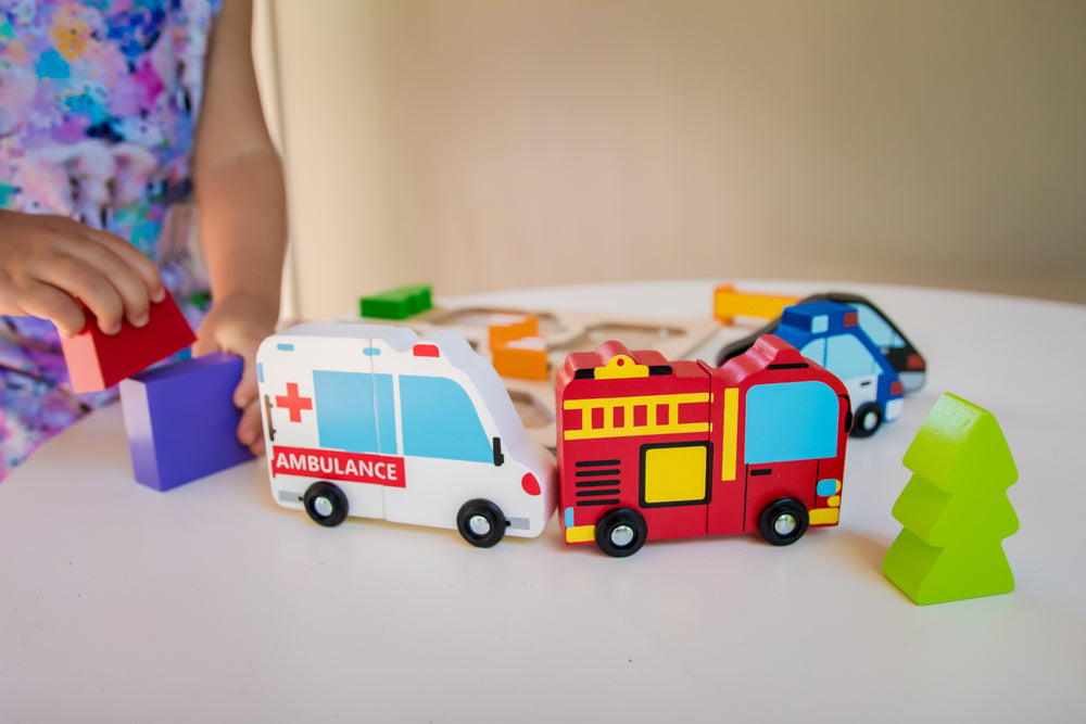 Vehicle Puzzle with Magnets