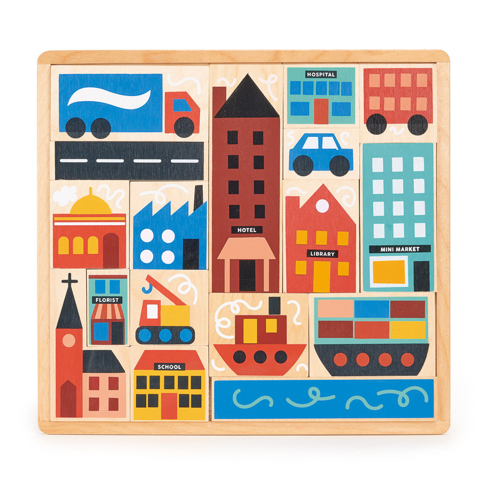 Town Puzzle - Mentari