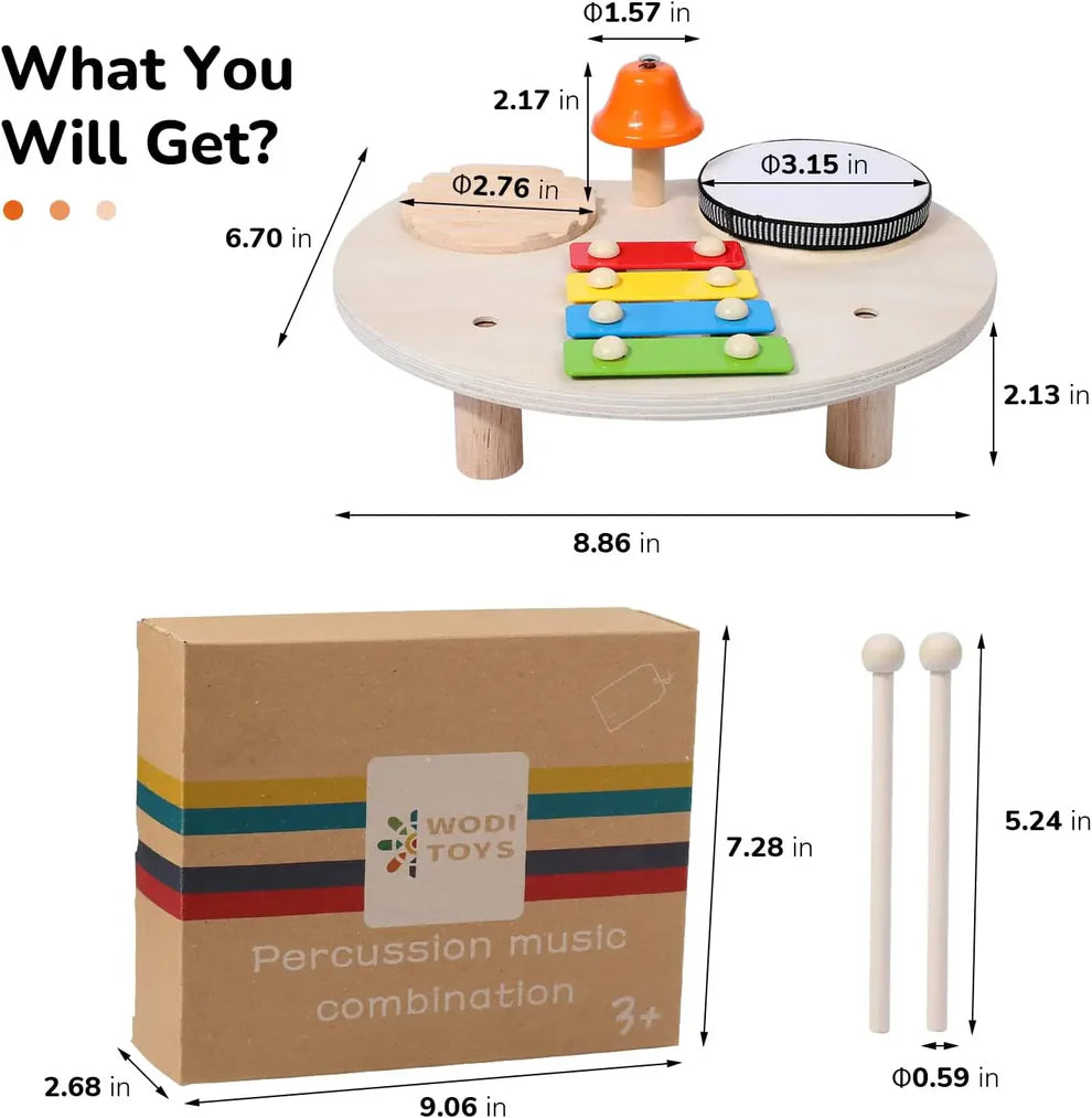 Wooden Drum Music Station