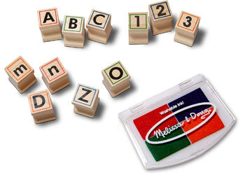 Deluxe Wooden Stamp Set - ABC