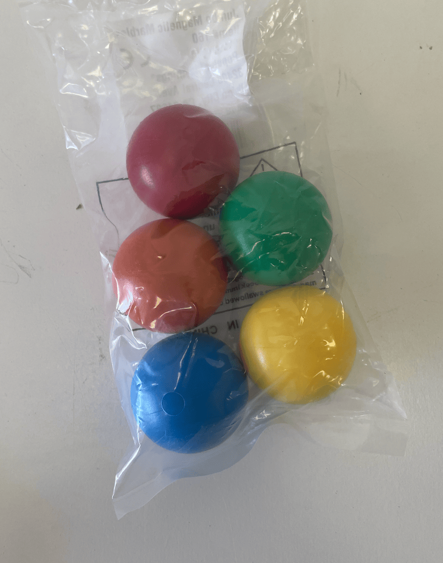 Jumbo Magnetic Marbles - 5pk