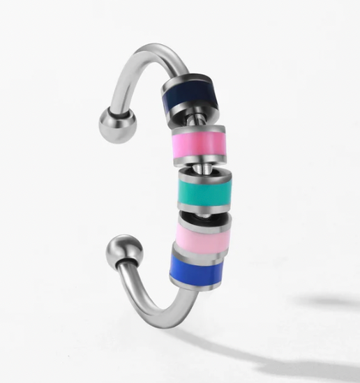 Aurora Sliding Worry Ring