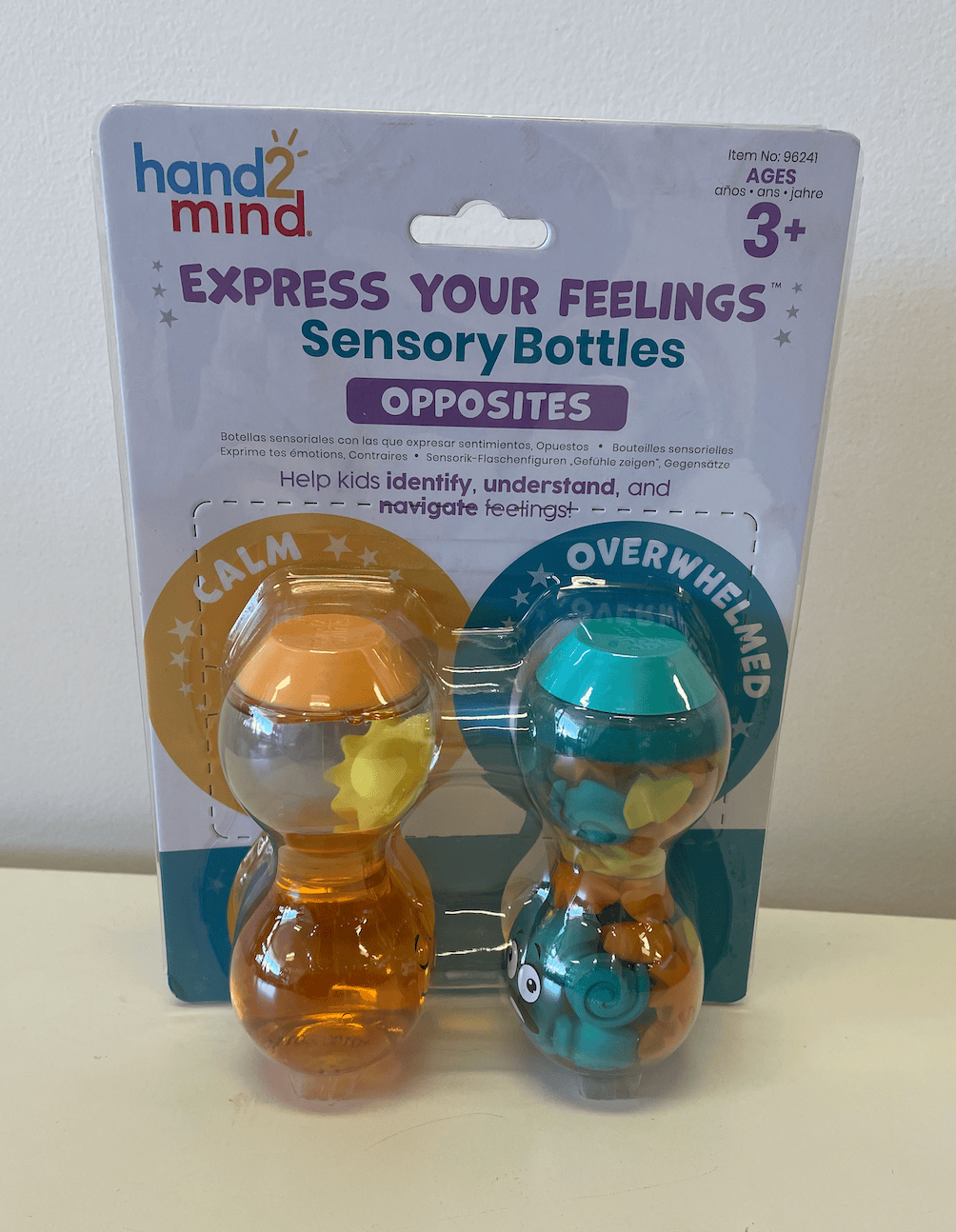 Sensory Bottles Opposites