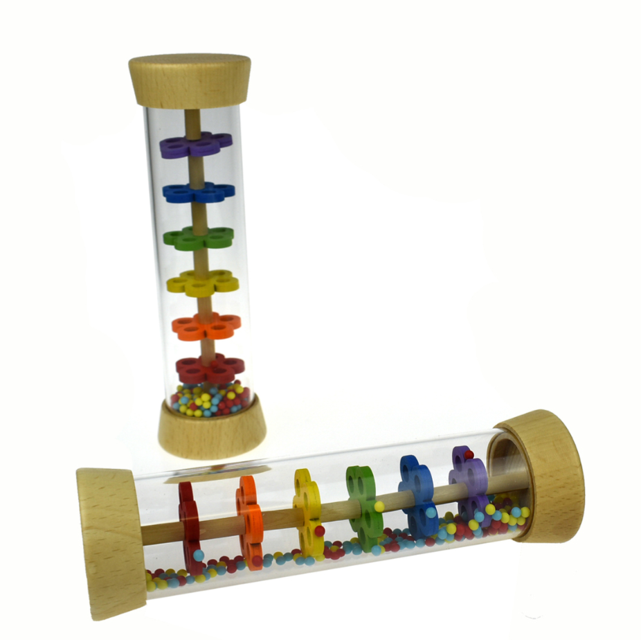 Wooden Rainmaker in Clear Tube