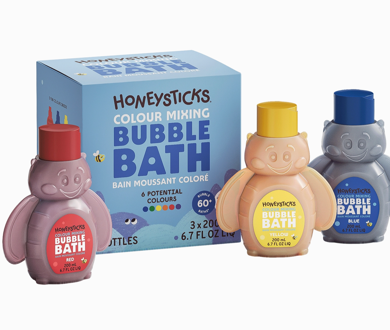 Honeysticks Colour Mixing Bubble Bath