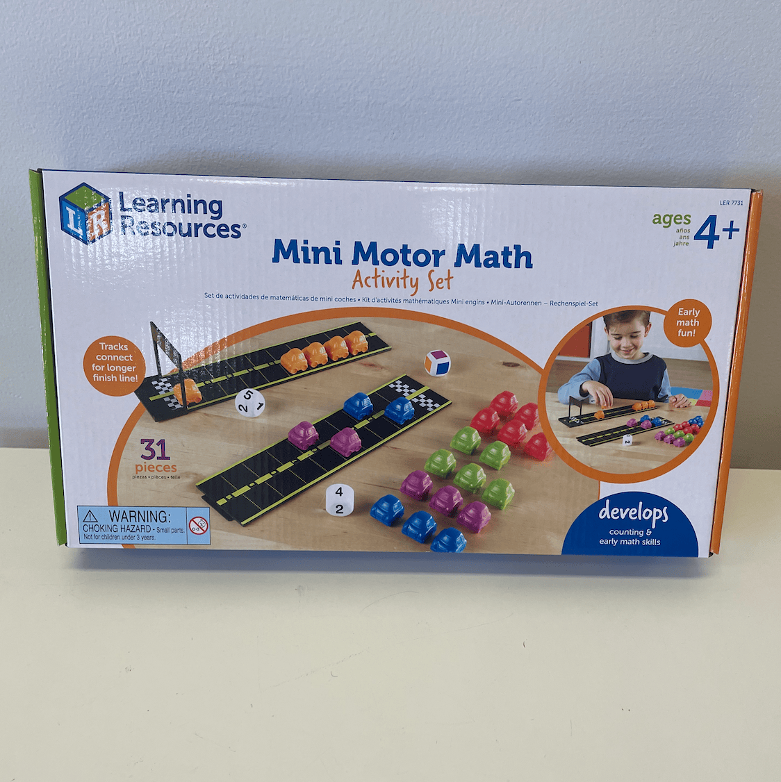 Mini Motor Math Activity Set