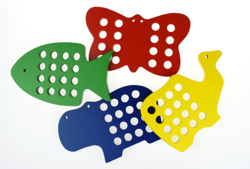 Wooden Lacing Animals