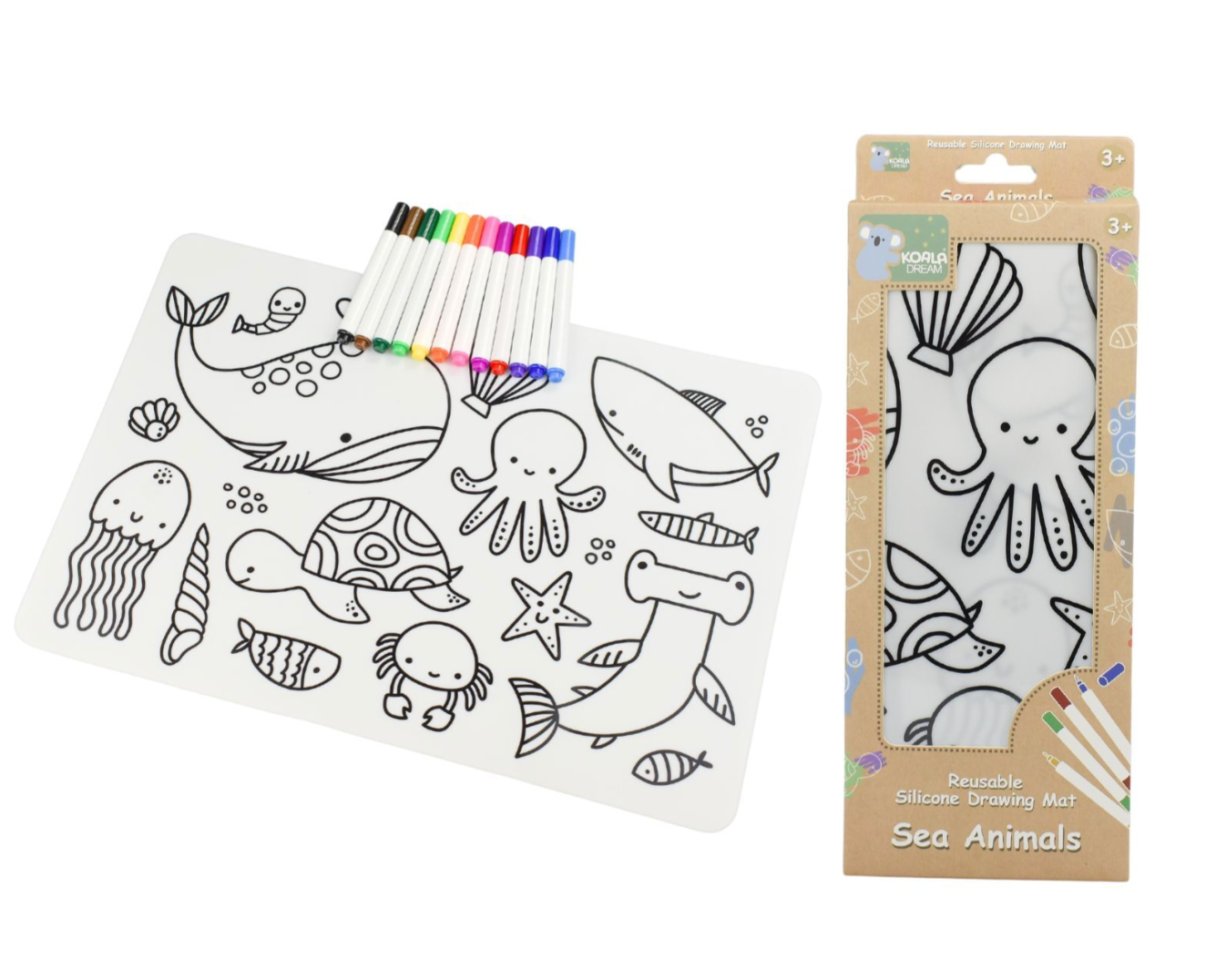 Reusable Silicone Drawing Mat