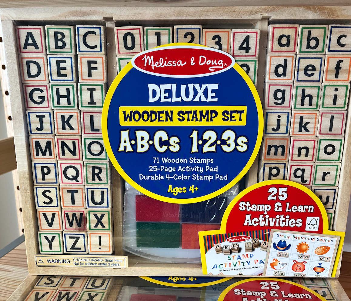 Deluxe Wooden Stamp Set - ABC