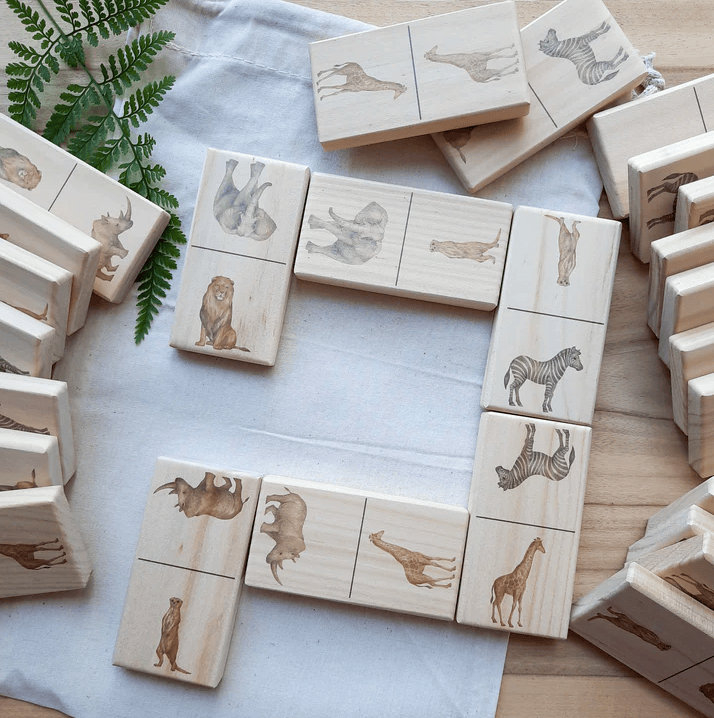 My Little Set African Animal Dominoes