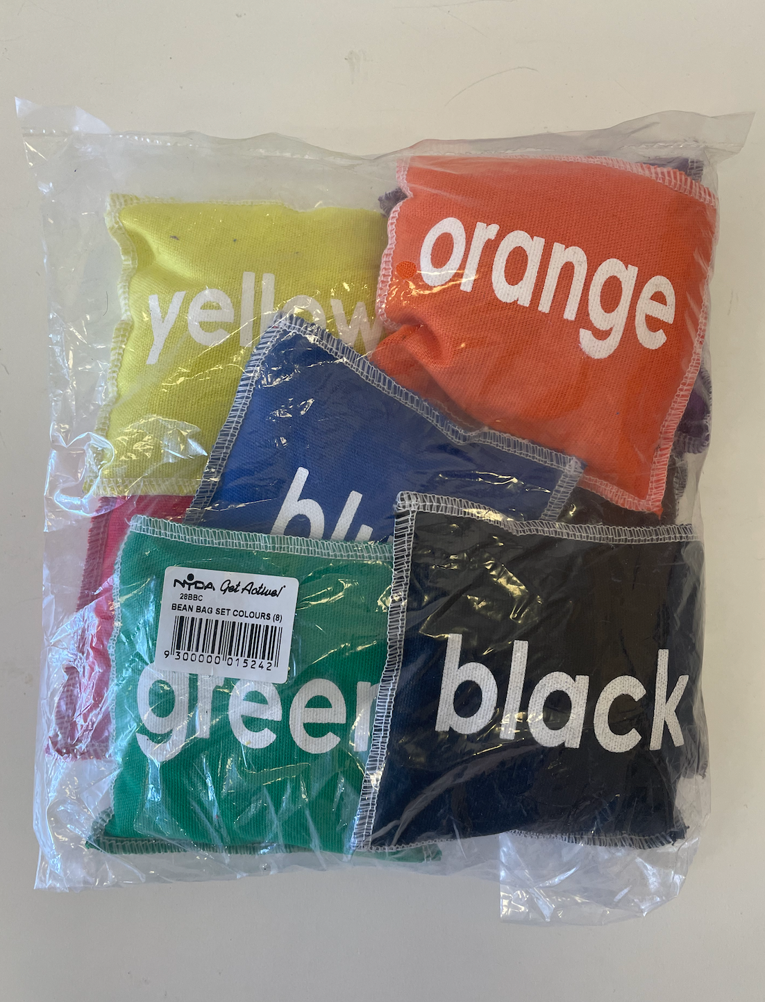 Bean Bags Colours set of 8