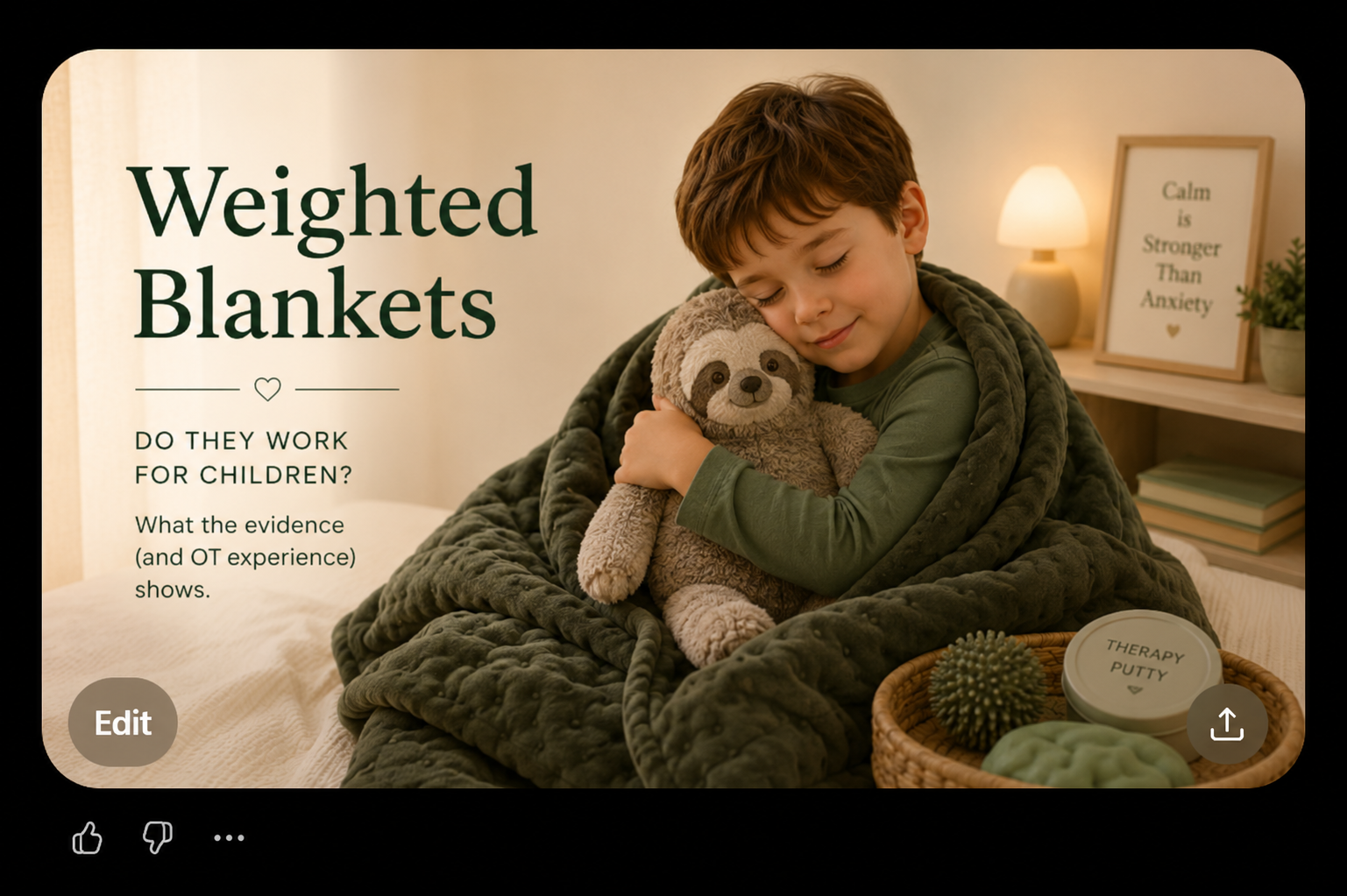 Weighted Blankets for Kids — Do They Actually Work? An OT Explains ...