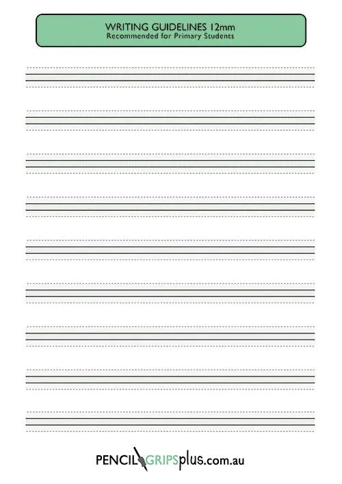 Handwriting Guideline Pads