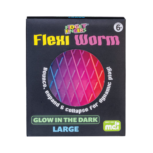 Flexi Worms Glow in the Dark