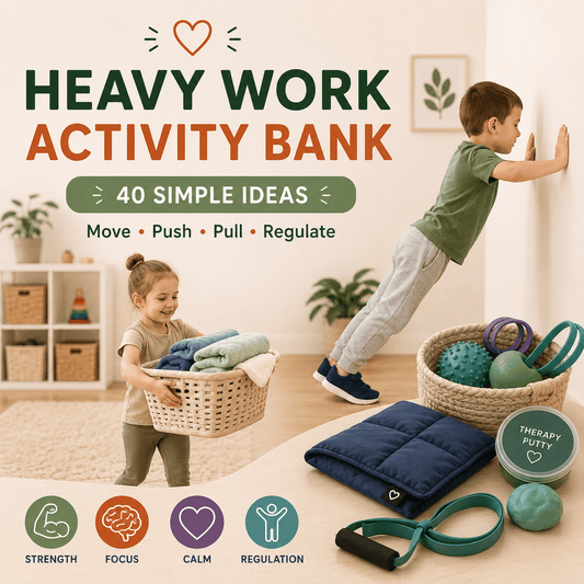 Heavy Work Activity Bank — 40 Ideas