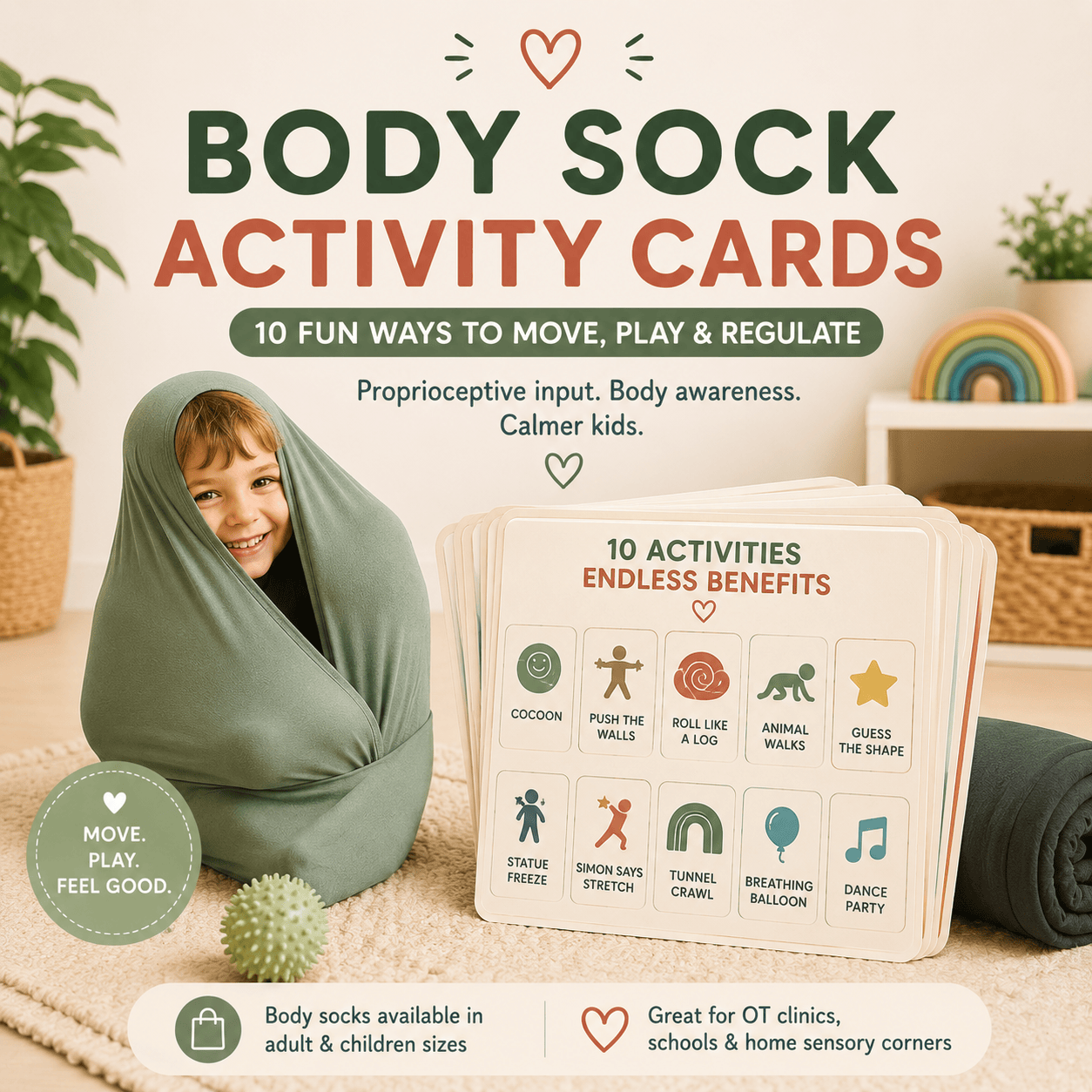 Body Sock Activity Cards