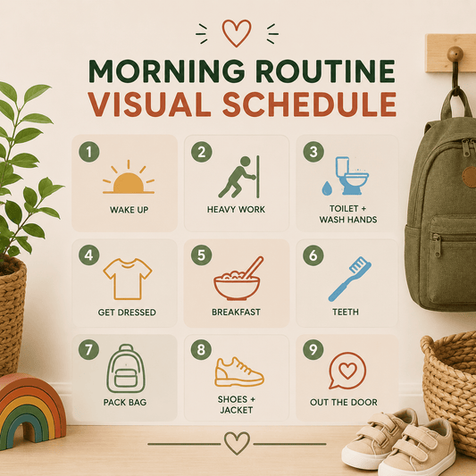Morning Routine Visual Schedule