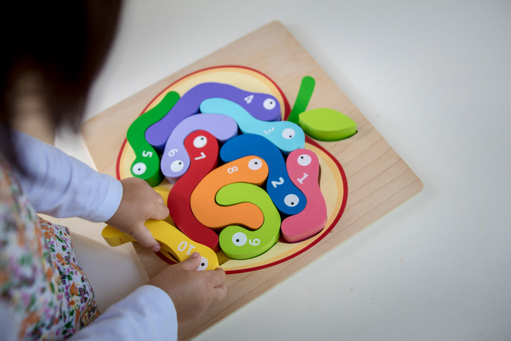 Worm Number Puzzle