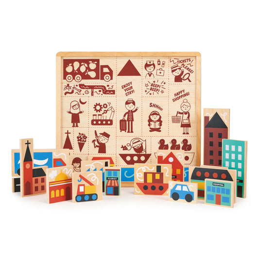 Town Puzzle - Mentari