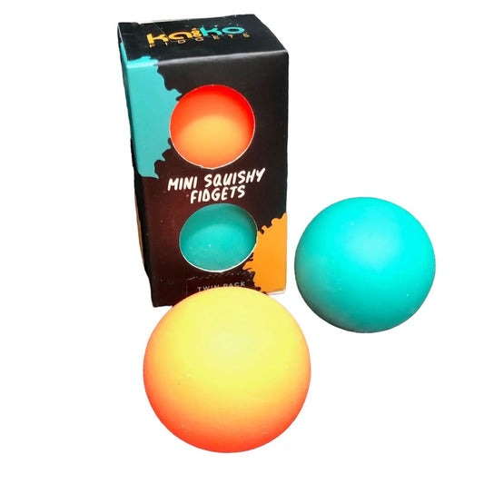 Mini Squishy Fidget Balls Twin Pack