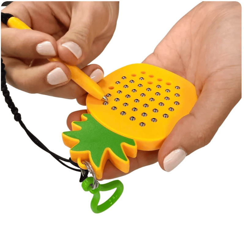 Magnetic pad keyring