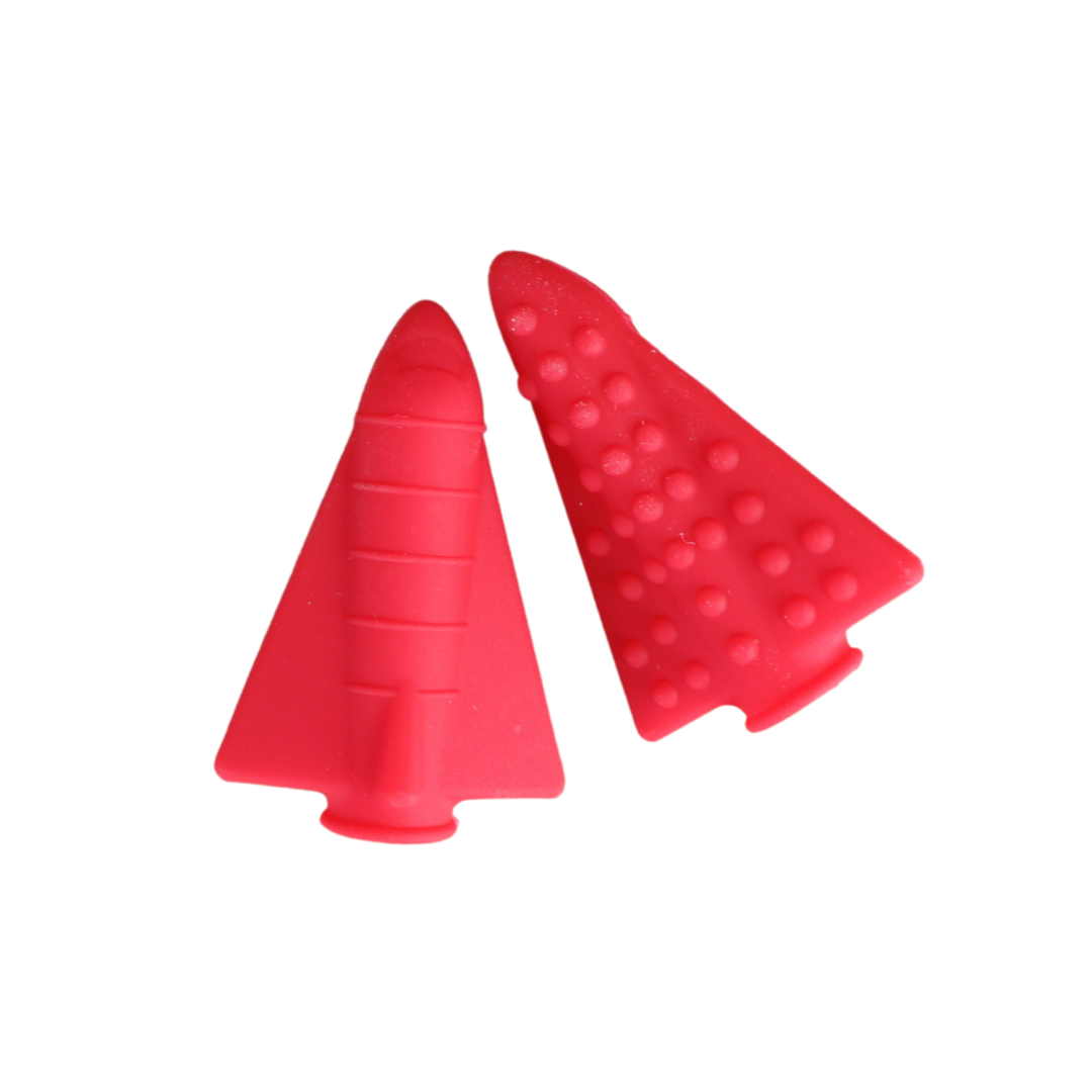 Chew pendants, bands and pencil toppers
