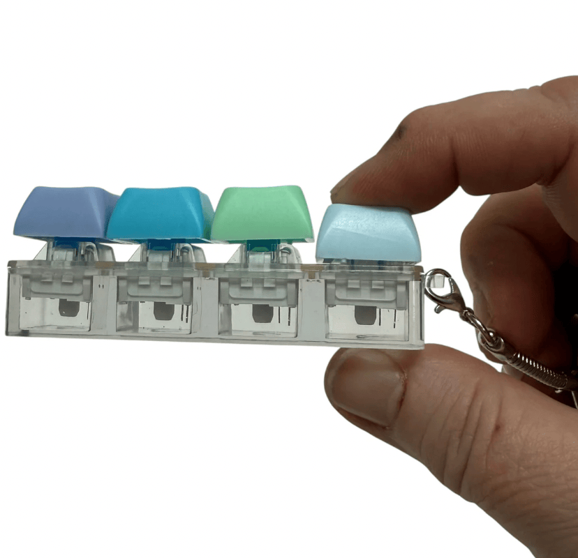 Keyboard Click Keyring by Kaiko