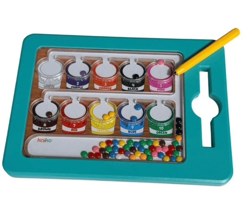 Colour & Number Maze Magnetic Pad by Kaiko