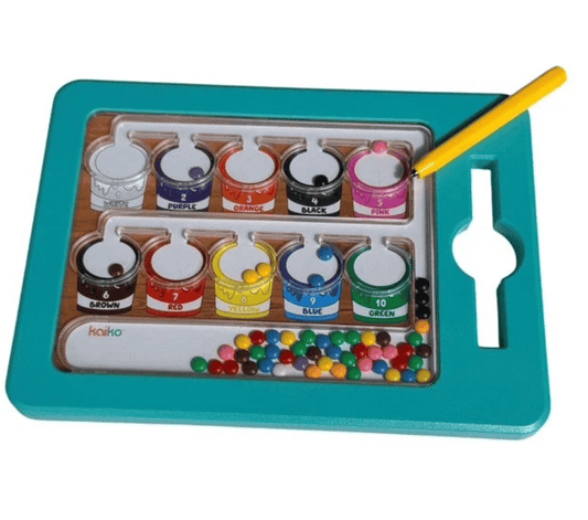 Colour & Number Maze Magnetic Pad by Kaiko