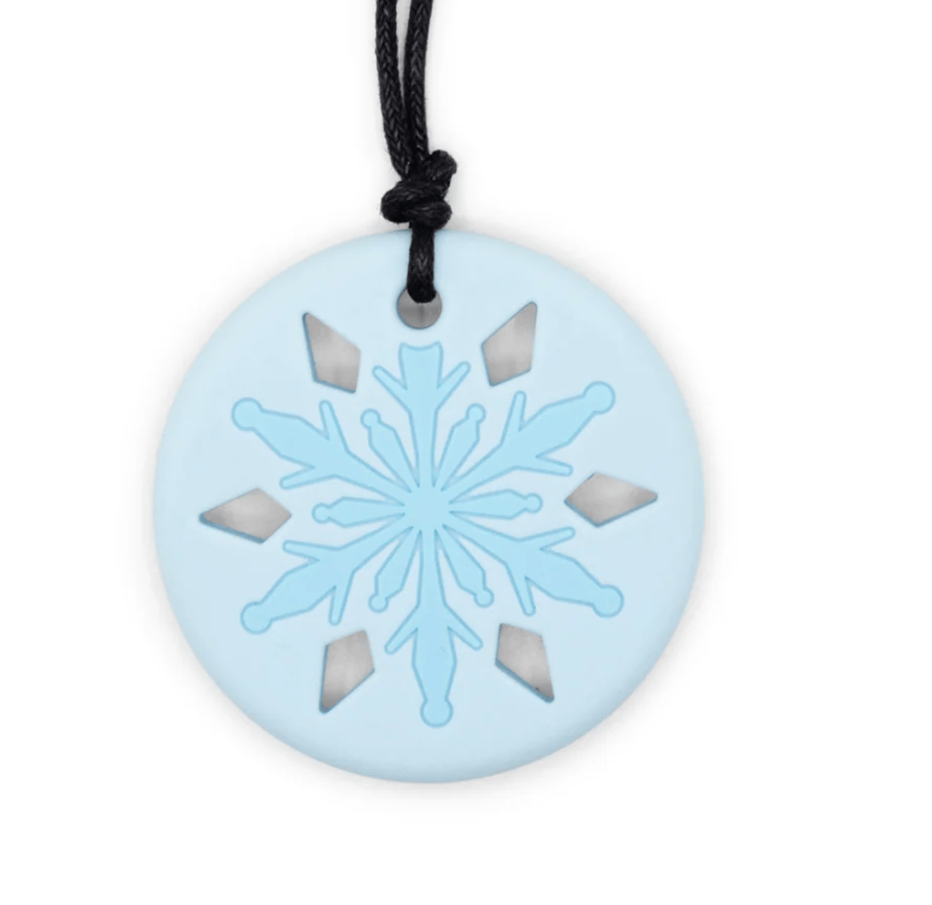 Snowflake Chew Pendant | Jellystone — Sensory Delight, Juicy and Bright!  Shaped like a Snowflake and — OT recommended, Australia