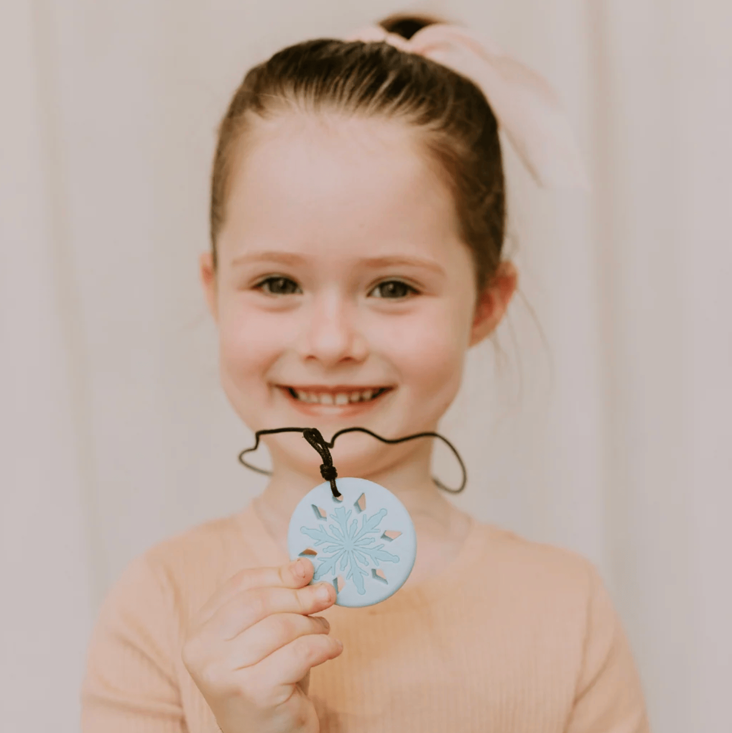 Snowflake Chew Pendant | Jellystone — Sensory Delight, Juicy and Bright!  Shaped like a Snowflake and — OT recommended, Australia