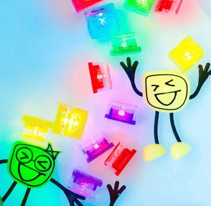 Glo Pals Light Up Cube Party Pal (Yellow)