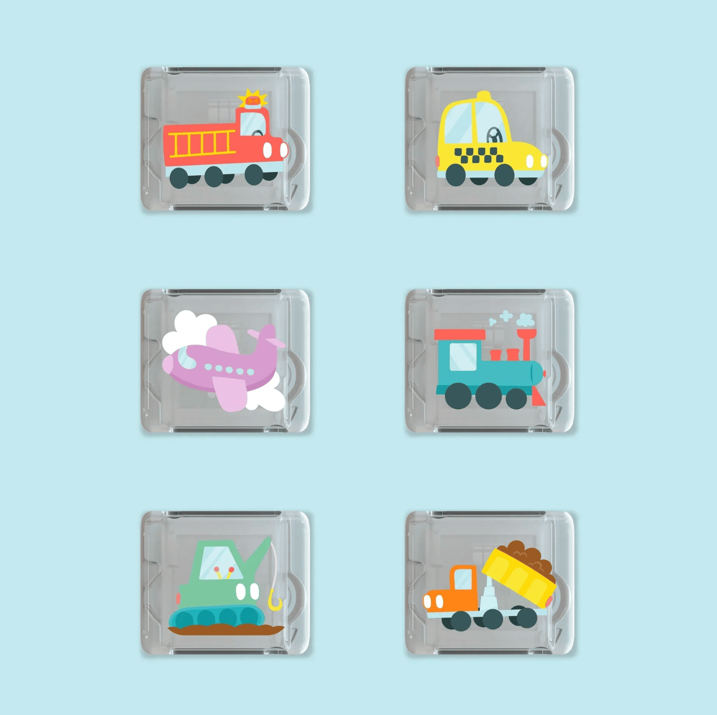 Limited Edition Light-Up Cubes, 6-Pack Auto Gift Set