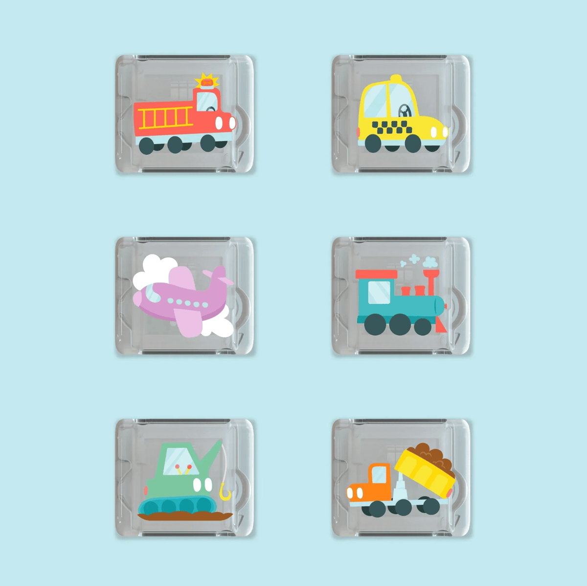 Limited Edition Light-Up Cubes, 6-Pack Auto Gift Set — 🚒 AUTO THEMED LIGHT-UP CUBES 🚒 Beep beep beep! Lots of fun — OT recommended, Australia