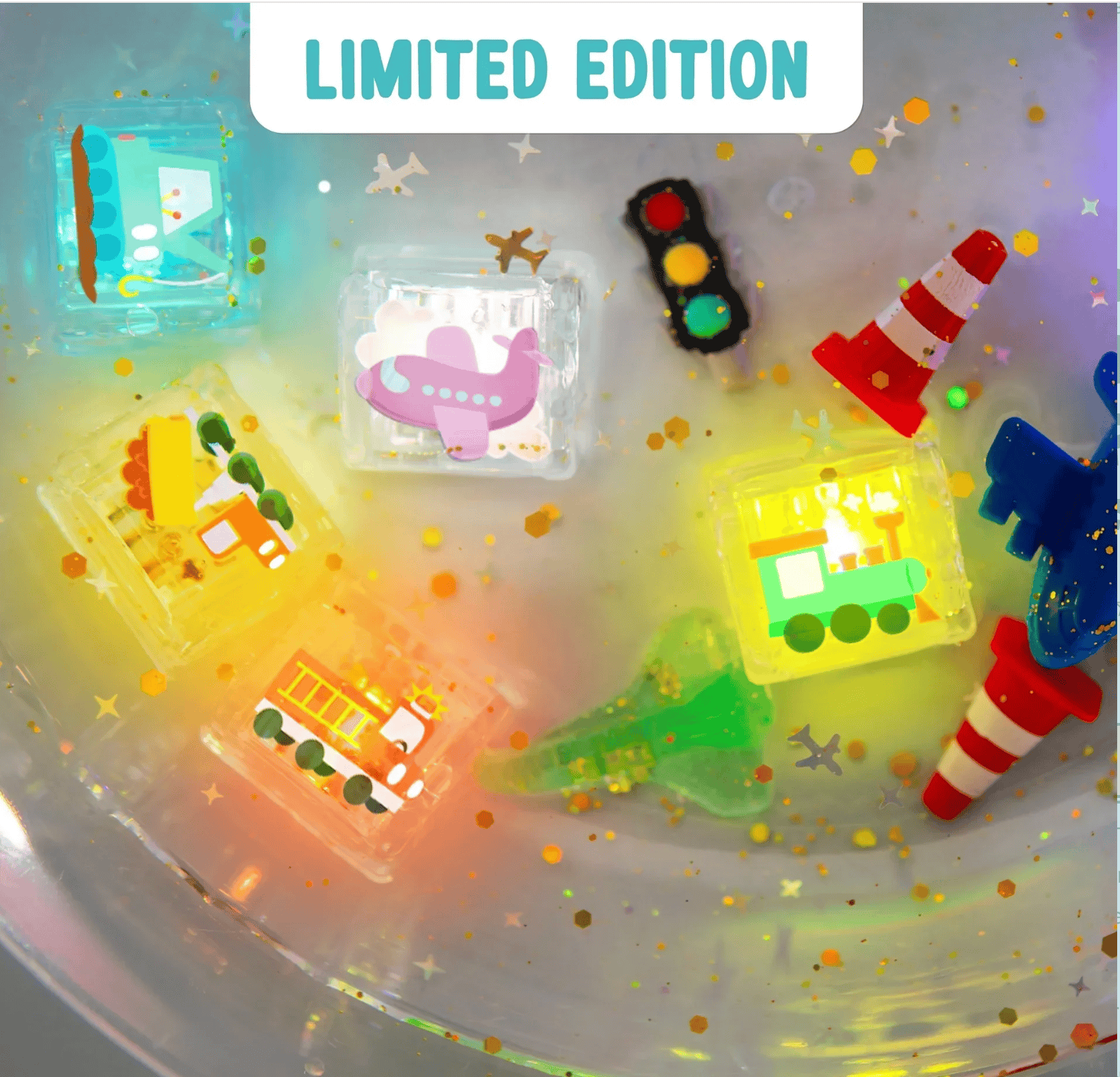 Limited Edition Light-Up Cubes, 6-Pack Auto Gift Set — 🚒 AUTO THEMED LIGHT-UP CUBES 🚒 Beep beep beep! Lots of fun — OT recommended, Australia
