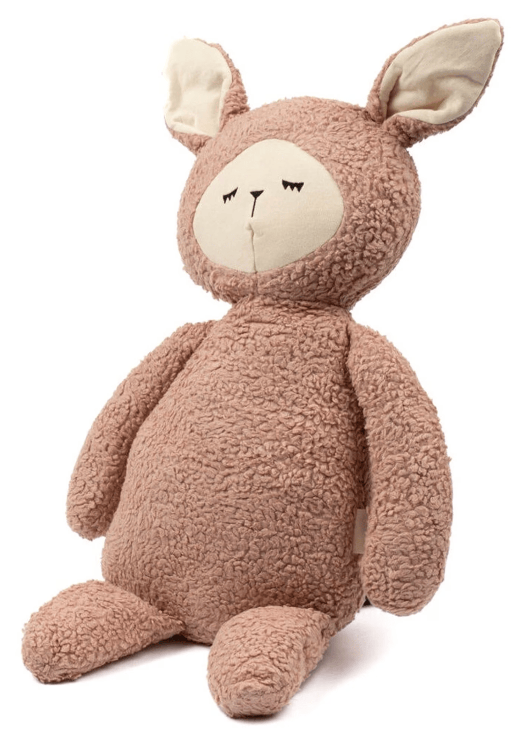Fabelab Weighted Big Buddy Bunny Organic Cotton Plush Toy Newborn 44cm - Pink