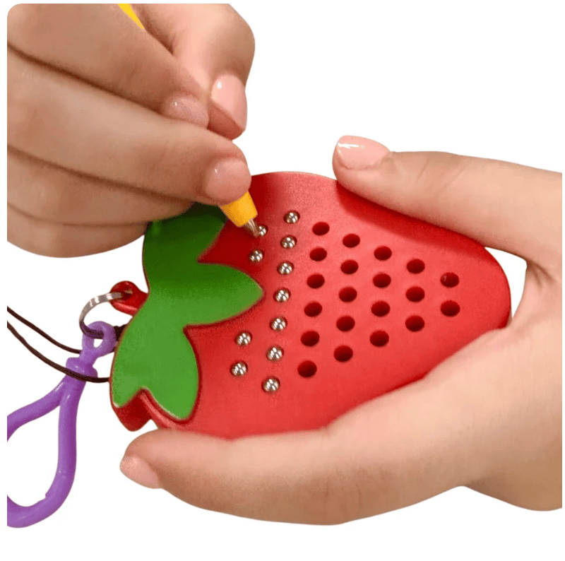 Magnetic pad keyring