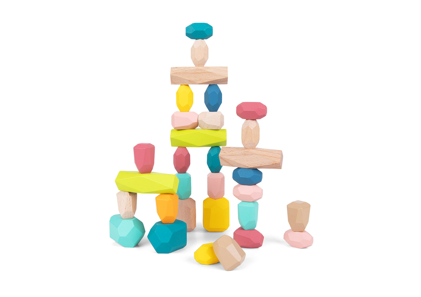 Wooden Stacking Stones