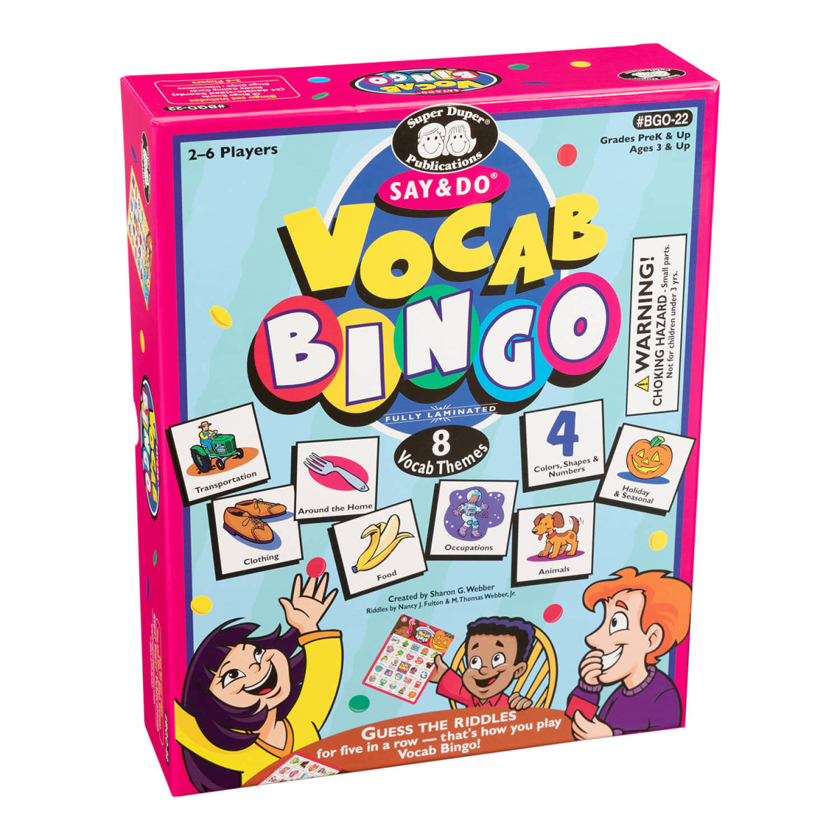 Say & Do Vocab Bingo