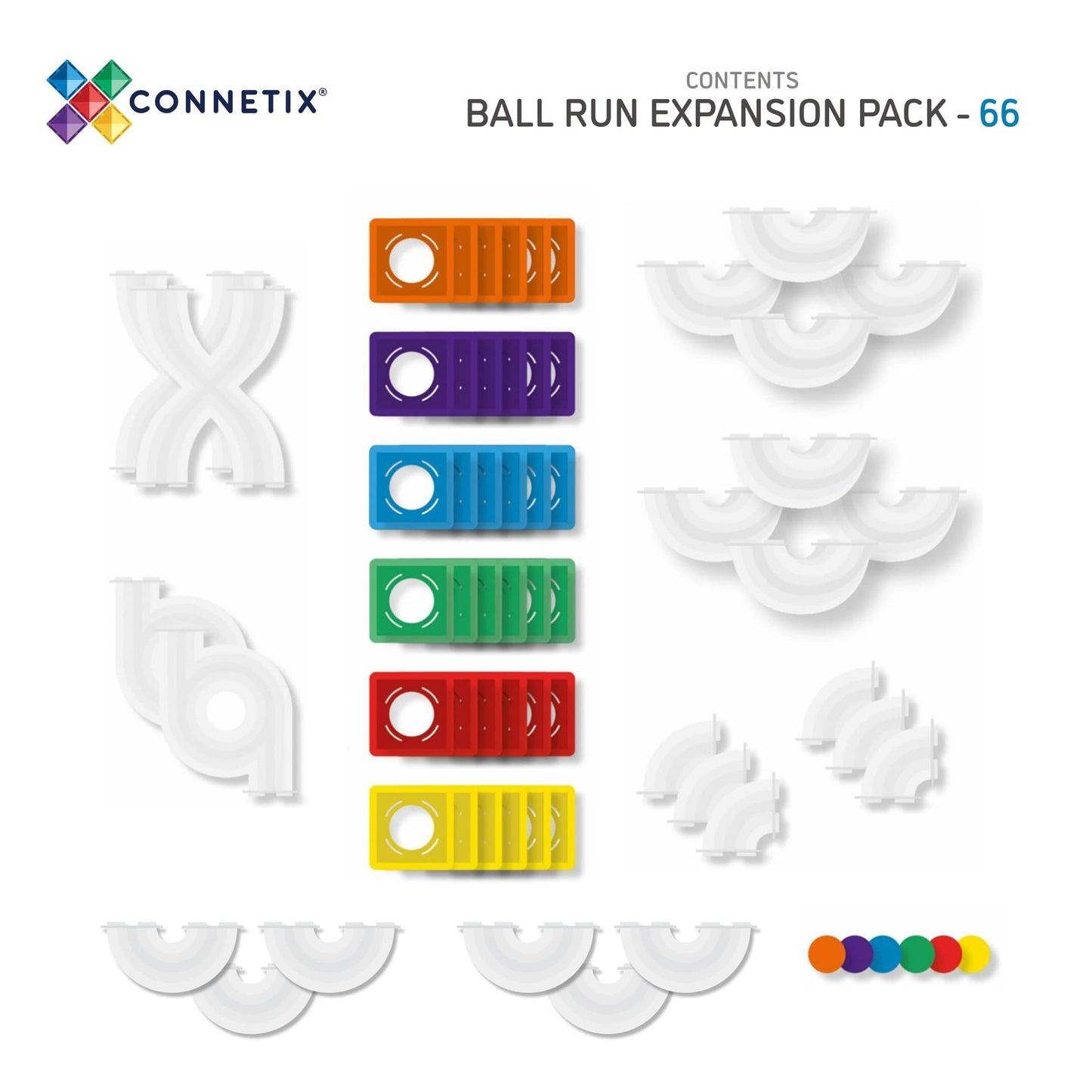 Connetix Ball Run 66pieces