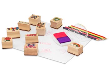 wooden stamp set - Friendship