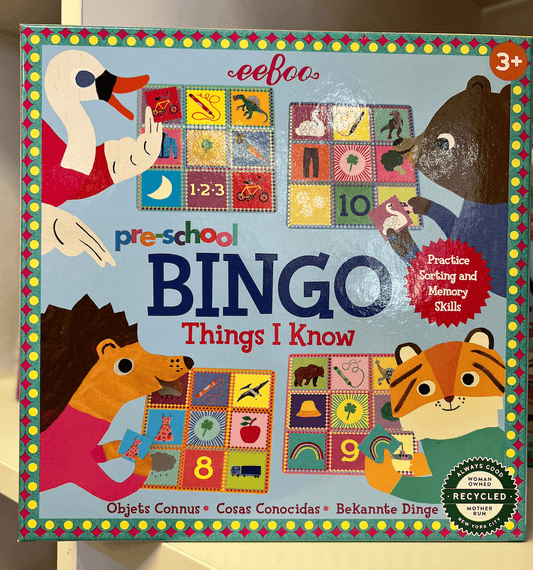 Bingo Things I Know