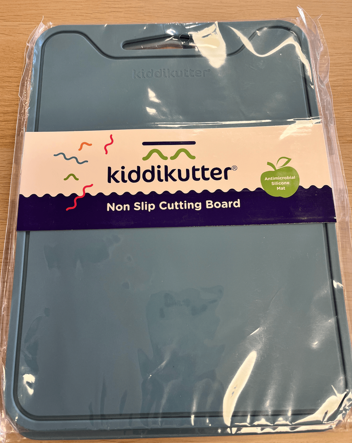 Silicone Cutting Mat Sky Blue — Non slip cutting board by kiddikutter — OT recommended, Australia