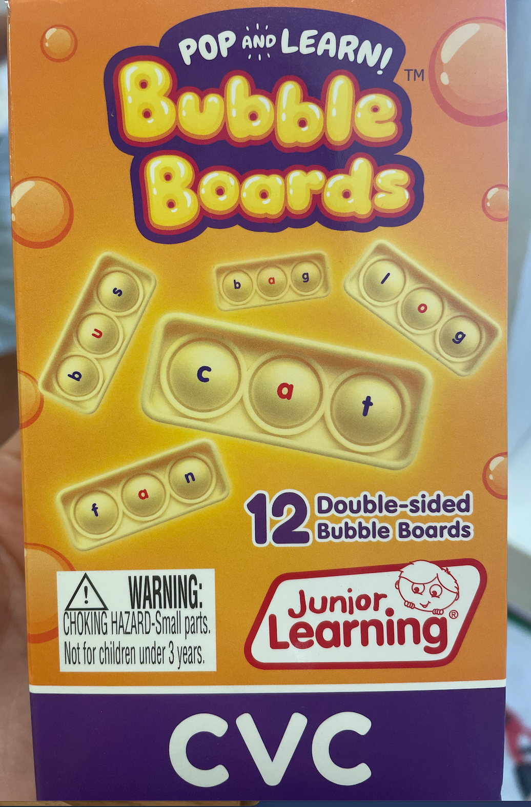 Pop and Learn Bubble Board