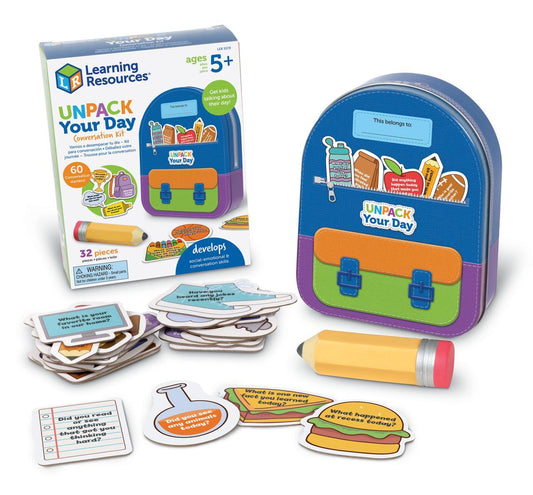 Learning Resources Unpack Your Day Conversation Kit