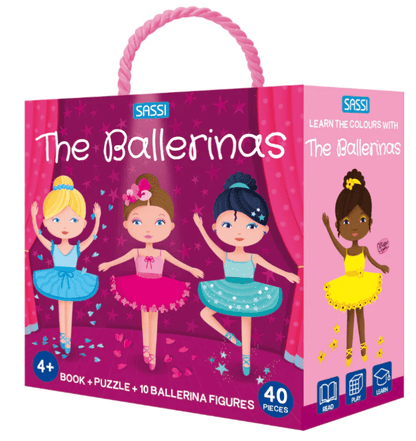 Learn Colours Ballerina 3D puzzle and book set