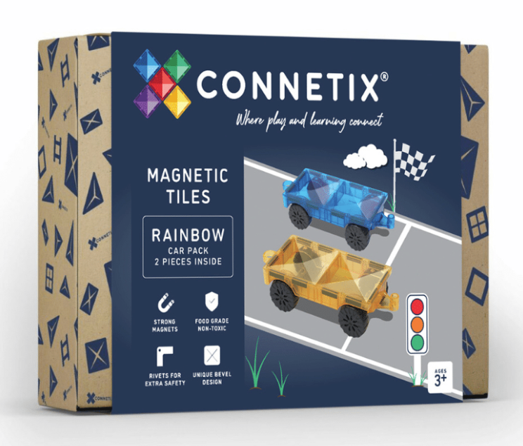 Connetix Rainbow Car Pack 2pc