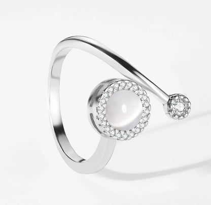 Opal Spinner Worry Ring